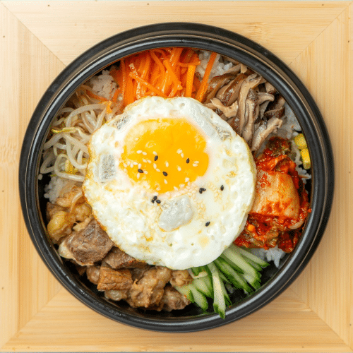 Bibimbap mit Rindfleisch