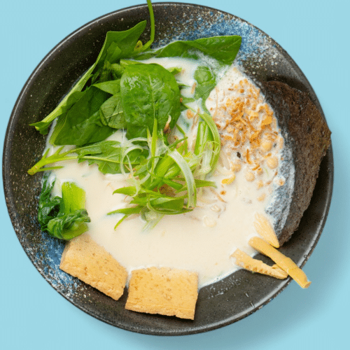 Veganer Soymilk Ramen