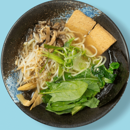 Veganer Steinpilzbrühe Ramen