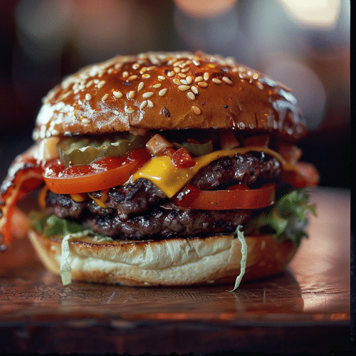 Handmade Burger Menü ohne Pommes