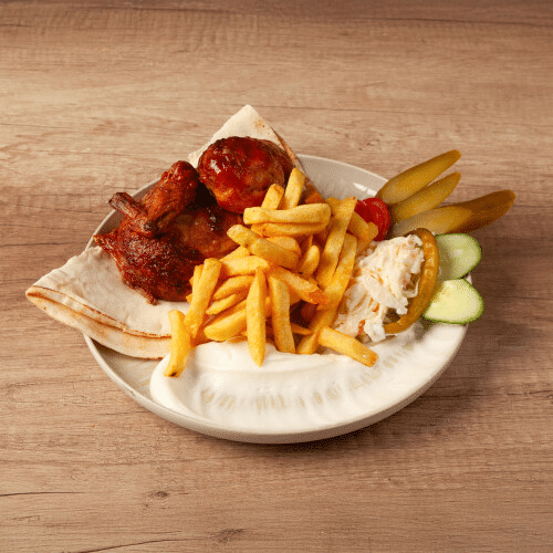Halbes Hähnchen