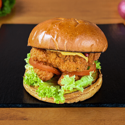 Fried Crispy Burger