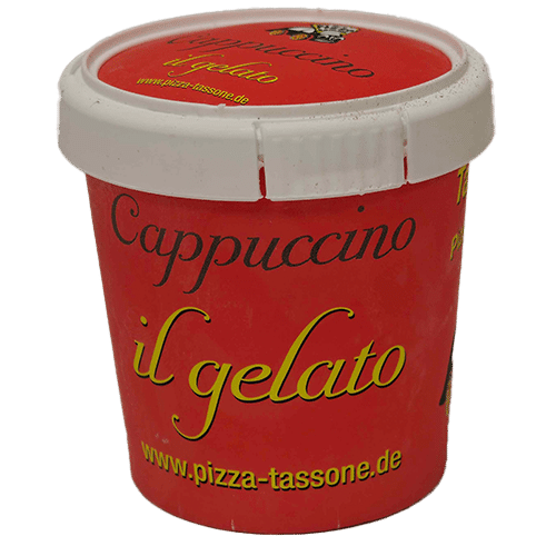 Italienisches Cappuccino-Eis