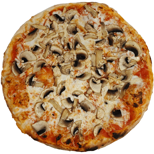 Pizza mit Champignons