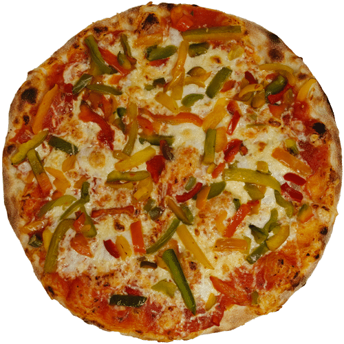 Pizza mit Paprika