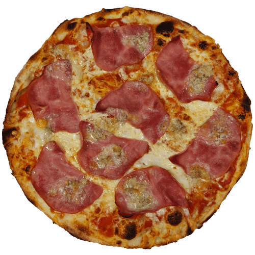 Pizza Prosciutto mit Gorgonzola
