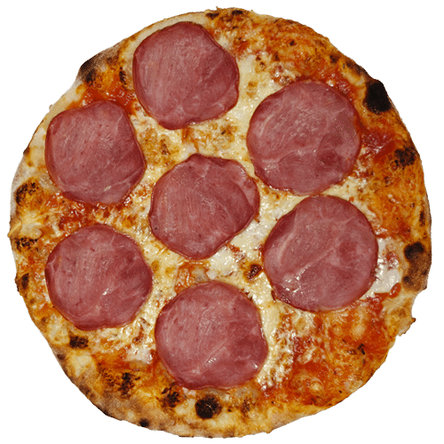 Pizza Putenvordeschinken 30cm.