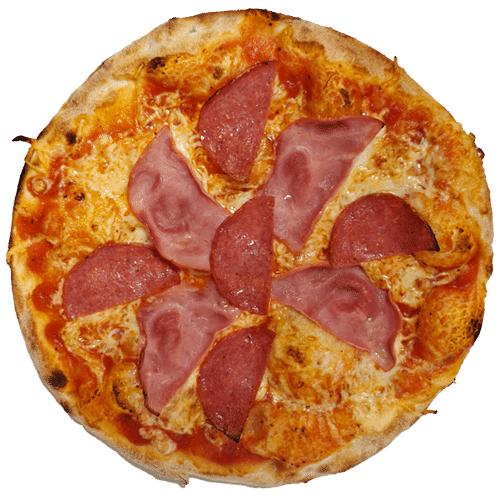 Pizza Salami-Prosciutto