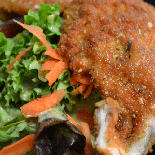 Backhendl Salat