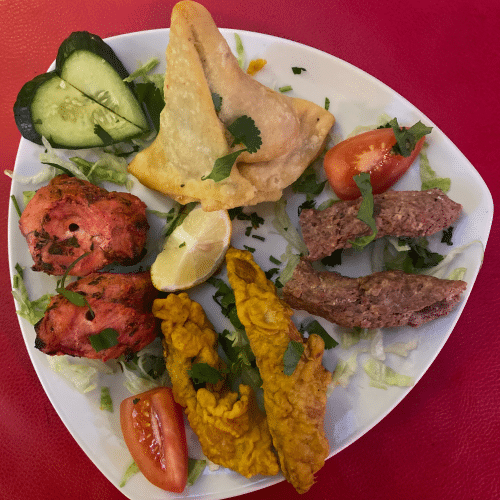 Non Veg Platte (für 2 Personen)