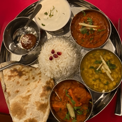 South Indian Thali (scharf)