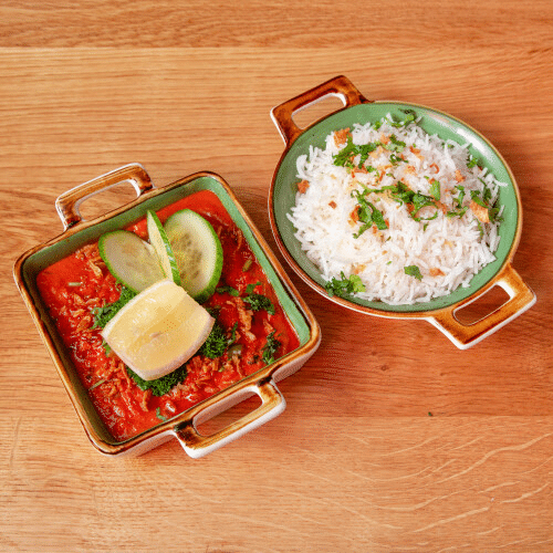 Chicken Vindaloo (sehr scharf)