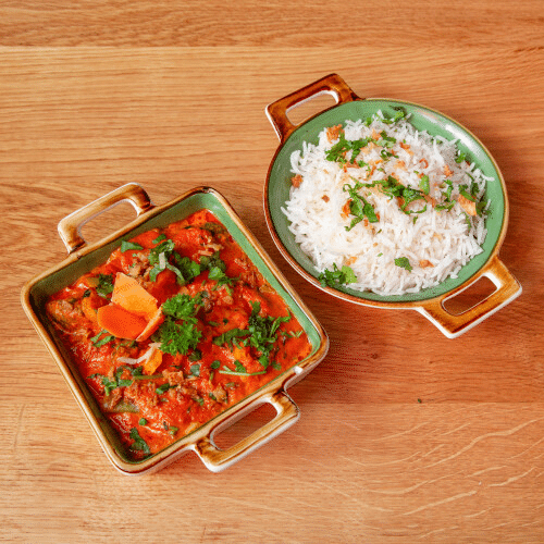 Chicken Madras (sehr scharf)