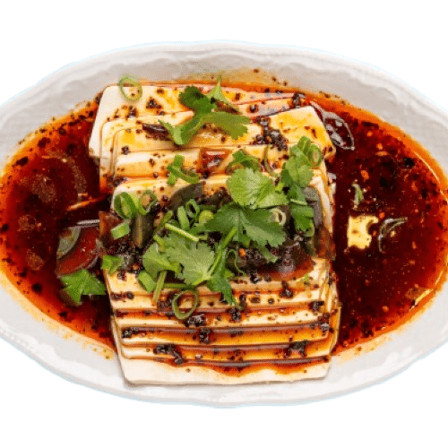 Hundertjährige Eier und Tofu