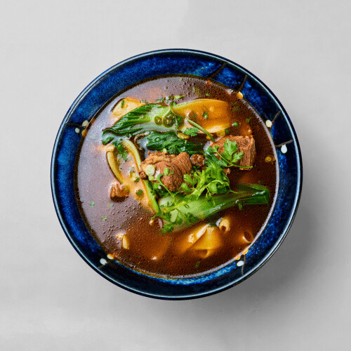 Nudelsuppe mit Sivri und Naturdarm