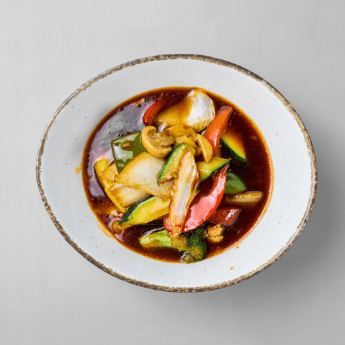 Gemischte Gemüse in Schmortopf (pikant)