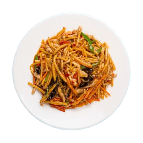 Fleischstreifen mit Yuxiang- Geschmack (pikant)