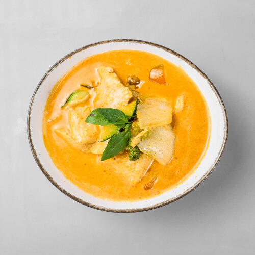 Fischcurry mit Zucchini (pikant)