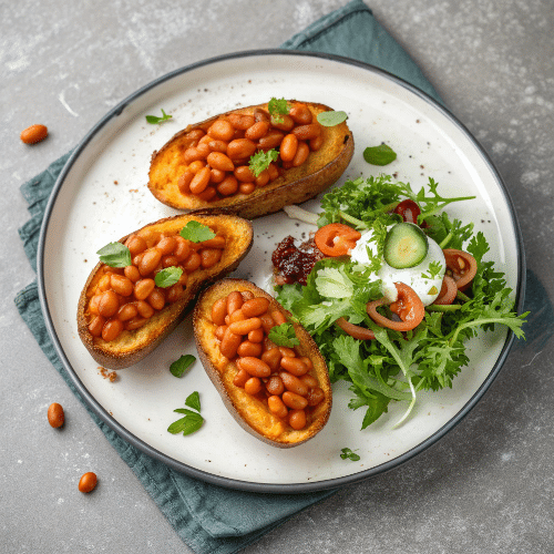Potato Skins - Baked Beans