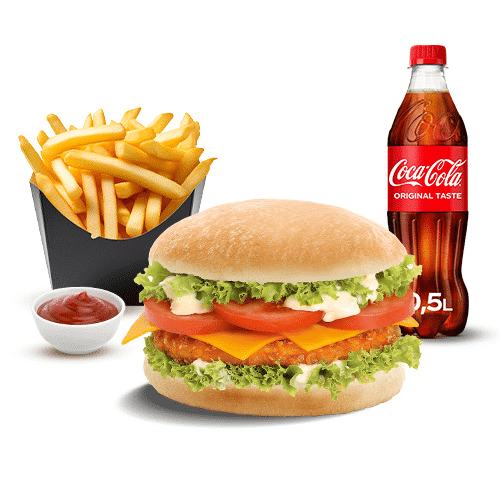 Chicken Cheese Menü