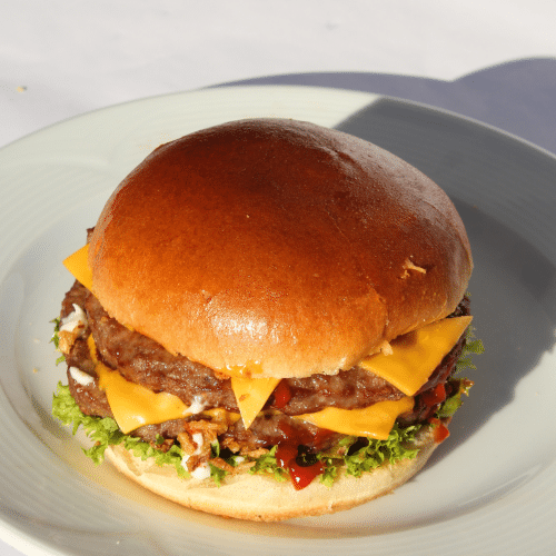 Double Buffalo Burger (hot)