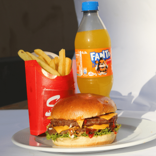 Double-Cheese Burger Menü