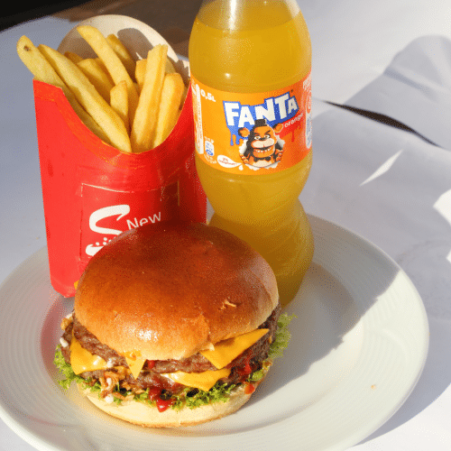 Double Hot Cheesy Menü