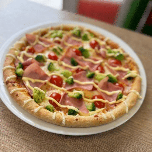 Pizza Schinken Hollandaise