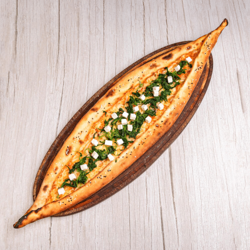 Pide mit Käse / Spinat