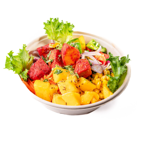 Chicken Mango Salat Mittag