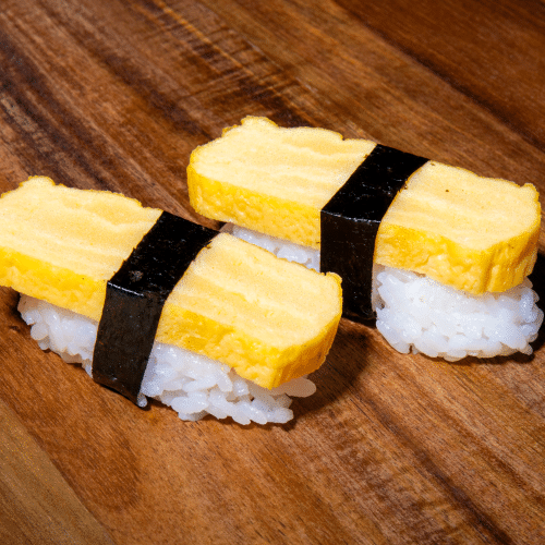 Nigiri mit japanischem Omelette