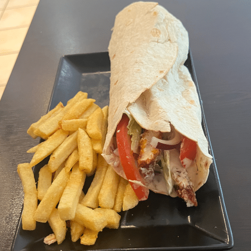 Chrunchy Rollo(mit Pommes)