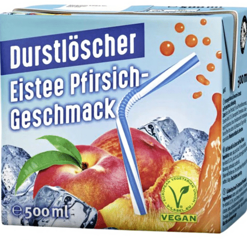 Durstlöscher Eistee Pfirsich 0,5l