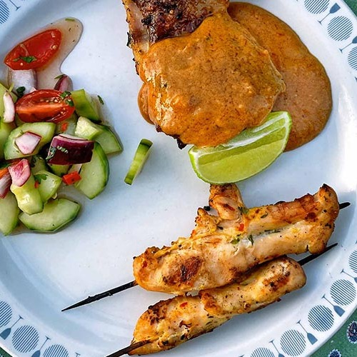 Saté Hühnerfilet (2 Stück)