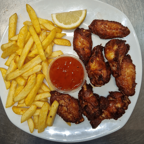 Barbecue Wings (8 Stück, scharf)