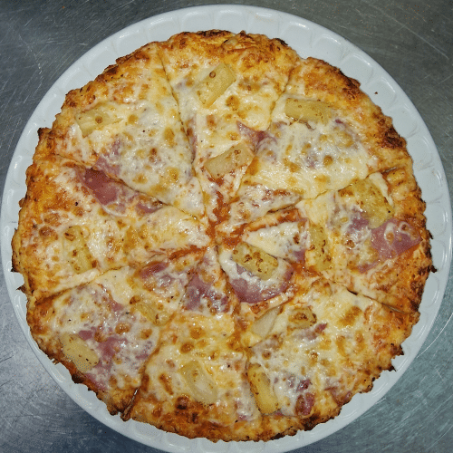 Pizza Ananas und Schinken