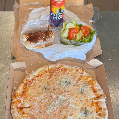 Menü für eine Person (Wunschpizza)