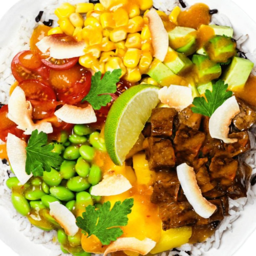 Mango Tofu Bowls