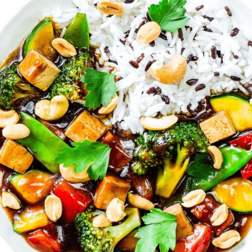 Teriyaki Tofu Curry Vegan