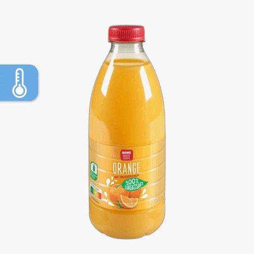 Rewe Beste Wahl Direktsaft Orange mit Fruchtfleisch 1l