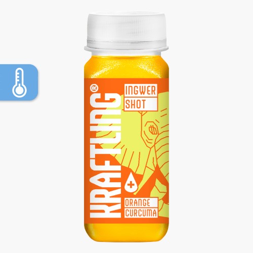 Kraftling Ingwershot Orange-Curcuma 60ml