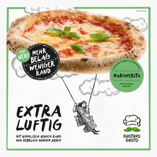 Gustavo Gusto Extra Luftig Margherita 310g