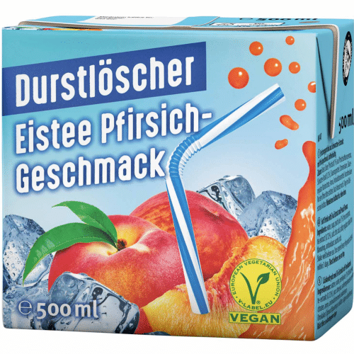 Durstlöscher Eistee Pfirsich 0,5l