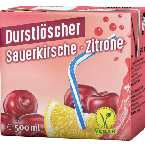 Durstlöscher Sauerkirsche-Zitrone 0,5l