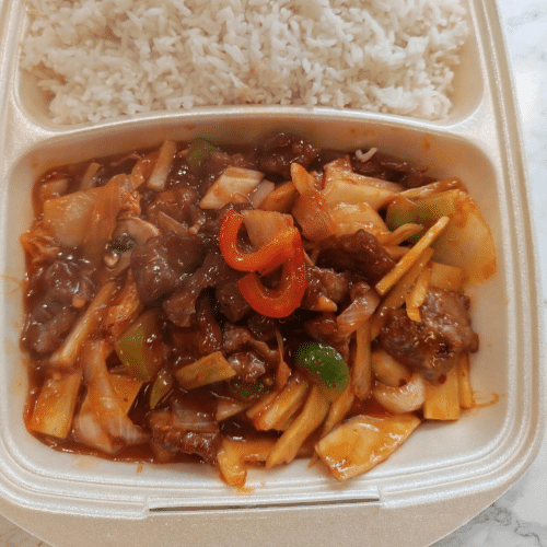 Rindfleisch nach Sichuan-Art (scharf)