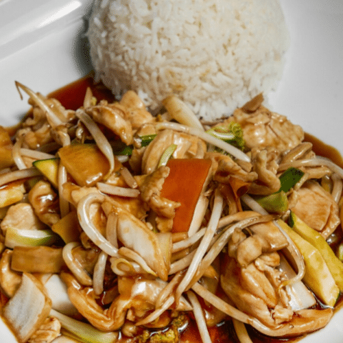 Hühnerfleisch Chop Suey