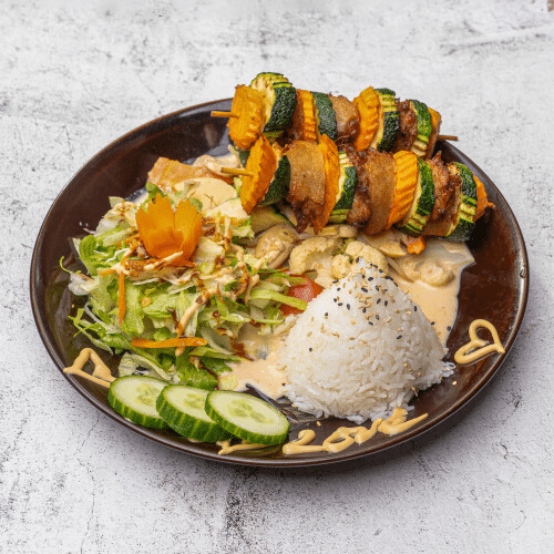 Seitanspieße (vegetarisch)