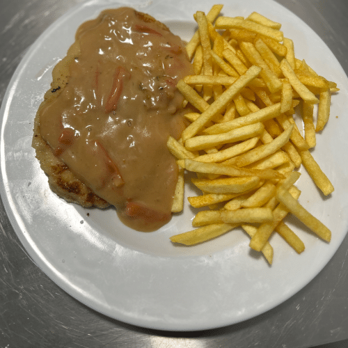 Paprika Rahm Schnitzel