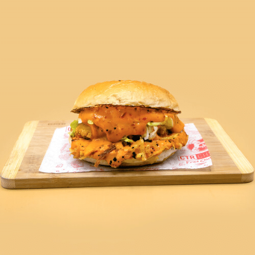 Hot Chicken Burger (scharf)