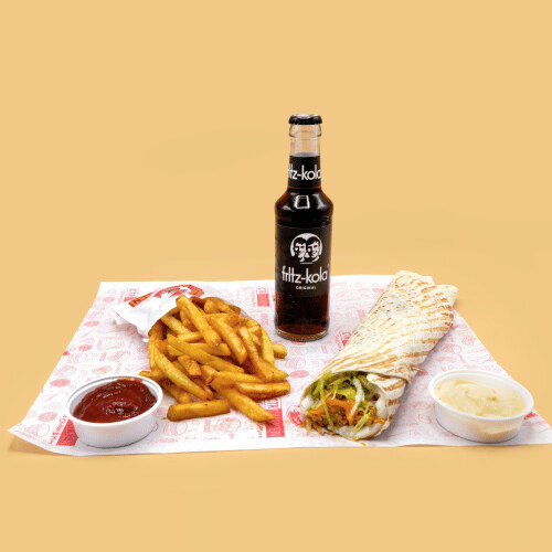 Garlic Tornado Wrap Menü